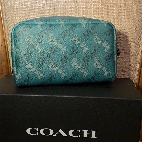Coach Boxy Cosmetic Case 20 Horse and Carriage - Picture 7 of 10